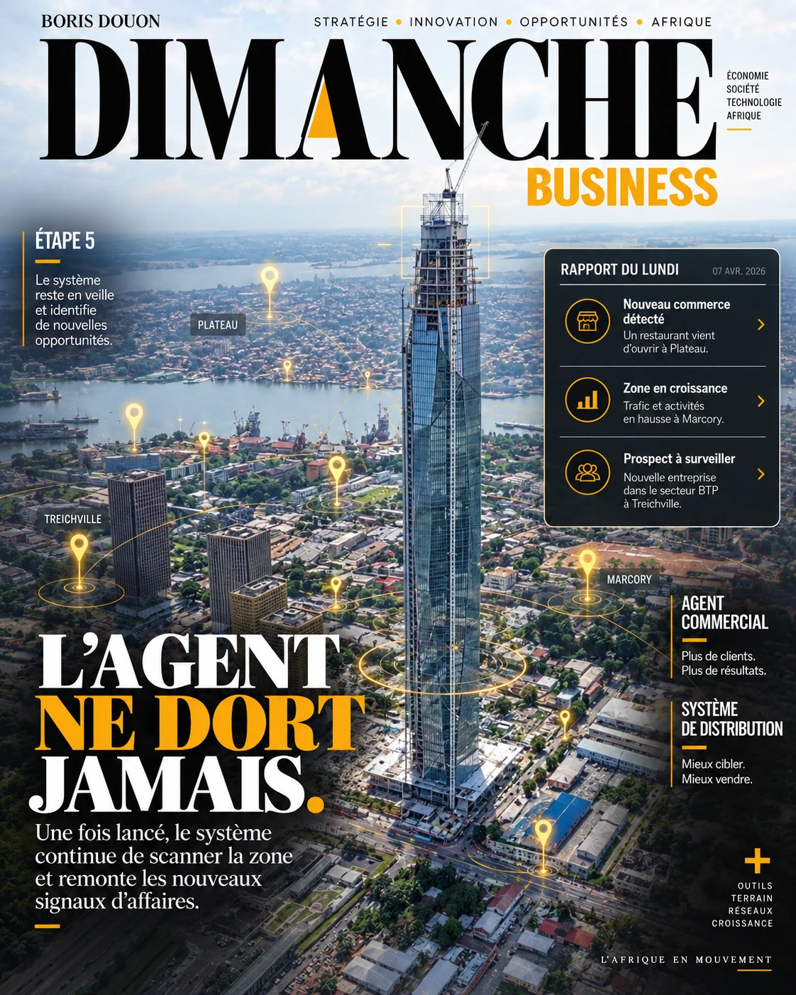 Planche originale : L’agent ne dort jamais.