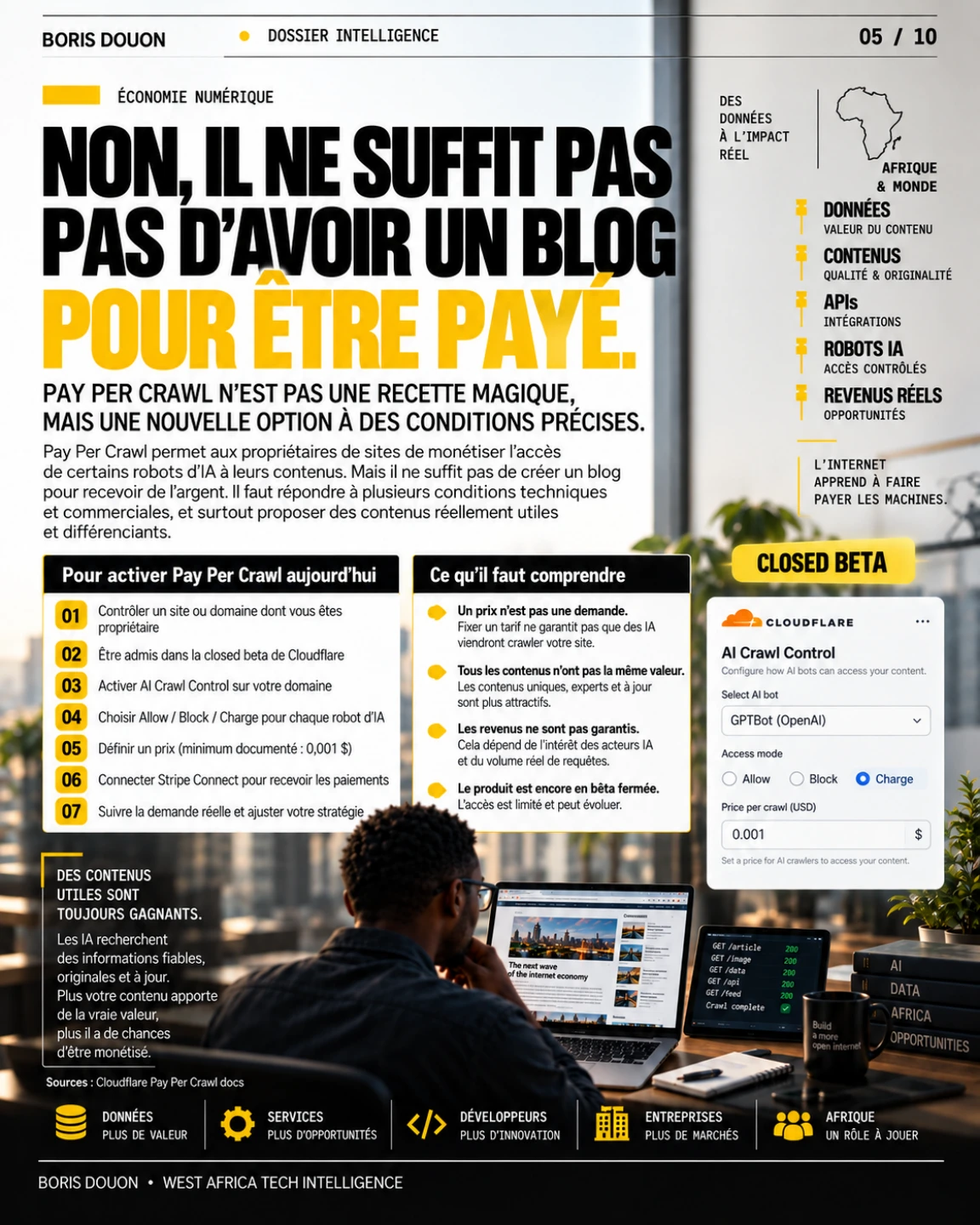 Planche originale : Un blog ne suffit pas.