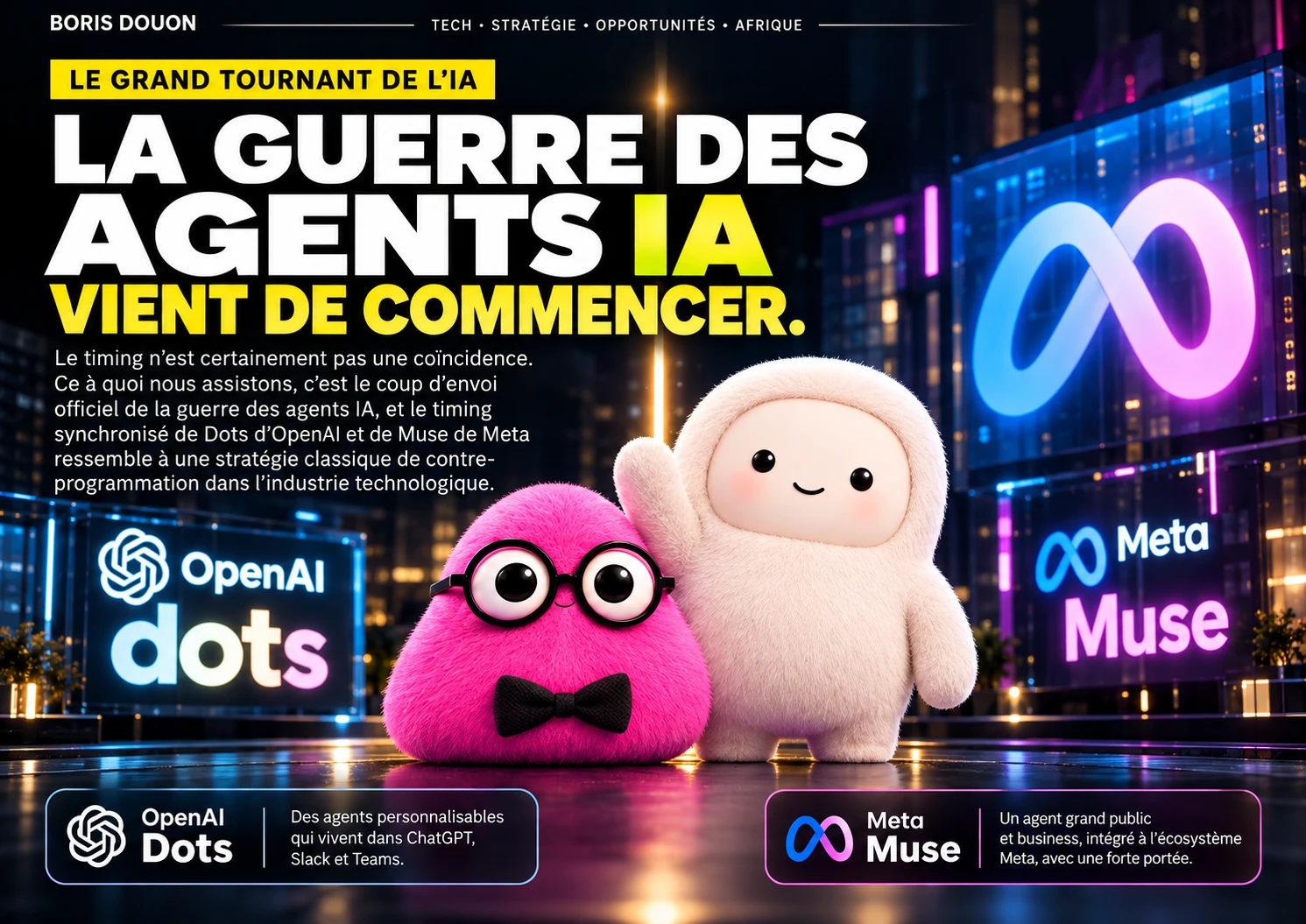 Couverture du magazine La guerre des agents IA